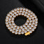 3MM-6MM 18K Gold Plated Iced Out Tennis Chain