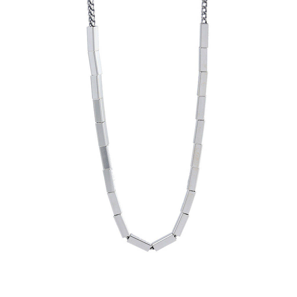 Hip-Hop Hollow Out Square Strip Bamboo Chain