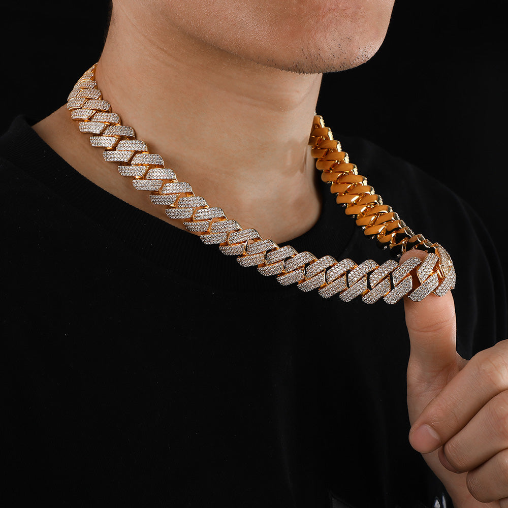 25MM Iced Out Cuban Link Chain