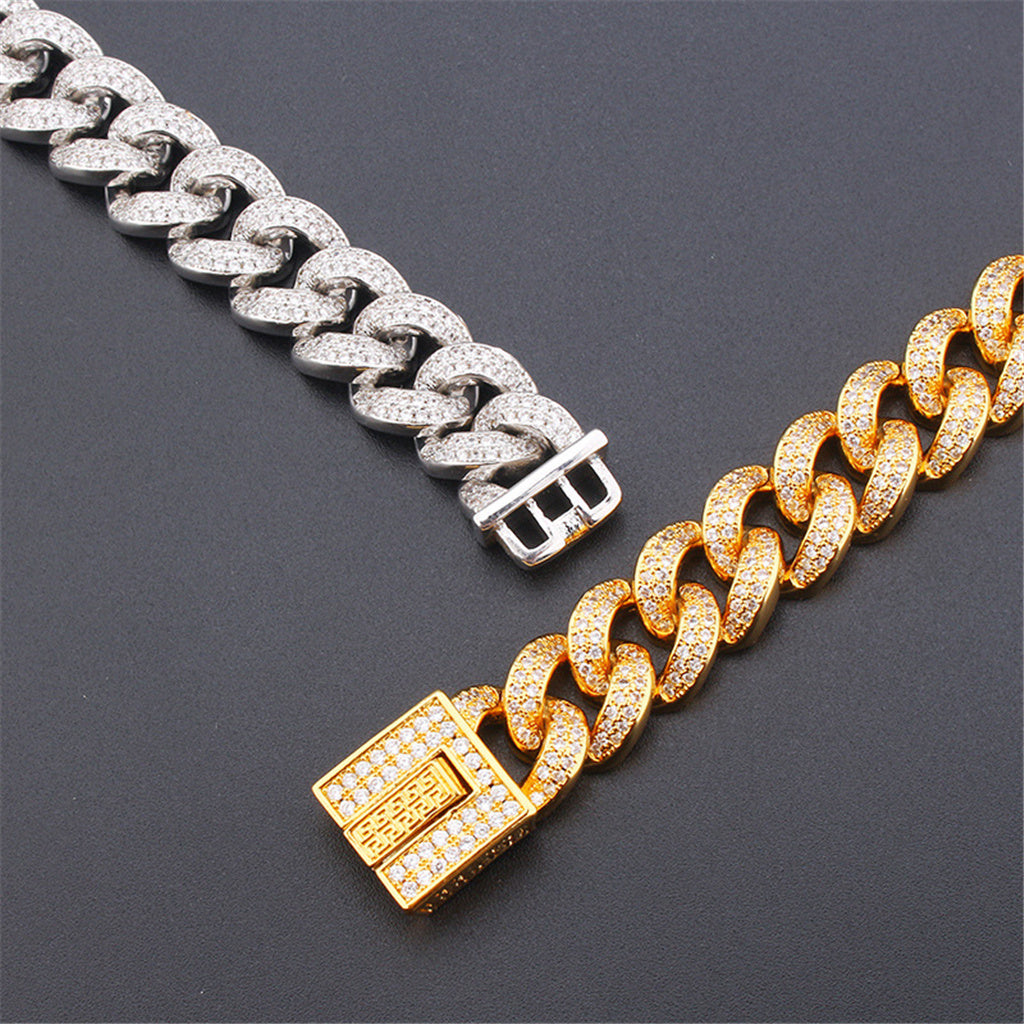 Miami Cheetah Cuban Link Bracelet