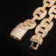 18K Gold Plated Baguette Mariner Link Chain