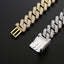 20mm Hip Hop Iced Out Cuban Link Chain Necklace