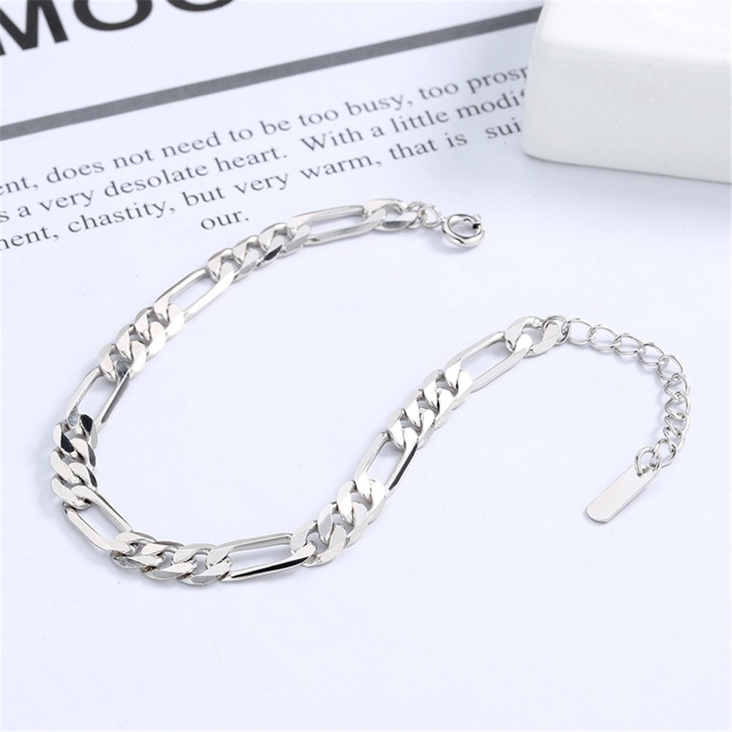 5mm S925 Sterling Silver Figaro Link