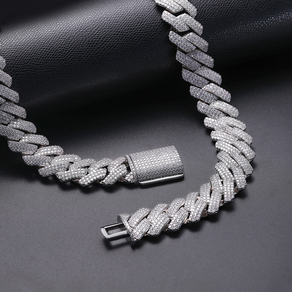 25MM Iced Out Cuban Link Chain