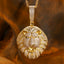 Iced Out Lion Head Pendant Cuban Link Necklace