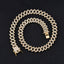 15MM Iced Out Cuban Link Chain Hip Hop Necklace