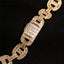 18K Gold Plated Baguette Mariner Link Chain