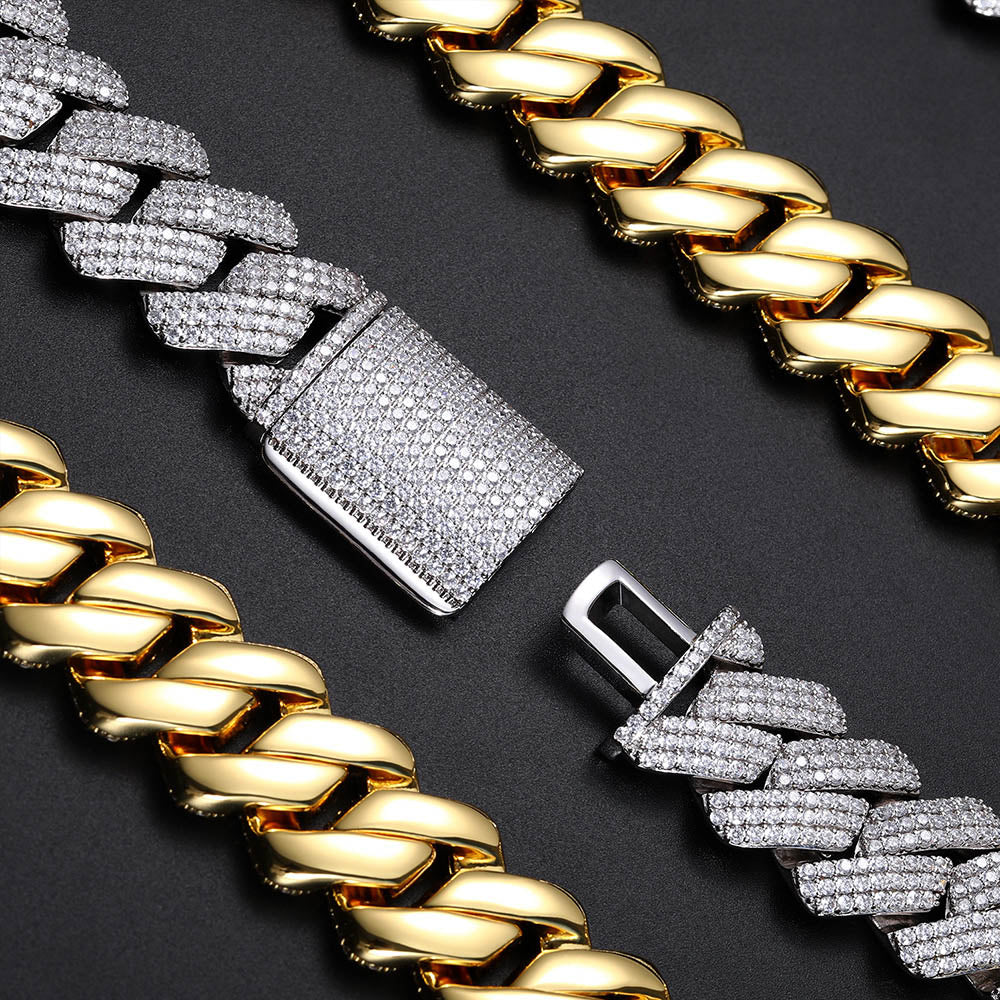 25MM Iced Out Cuban Link Chain