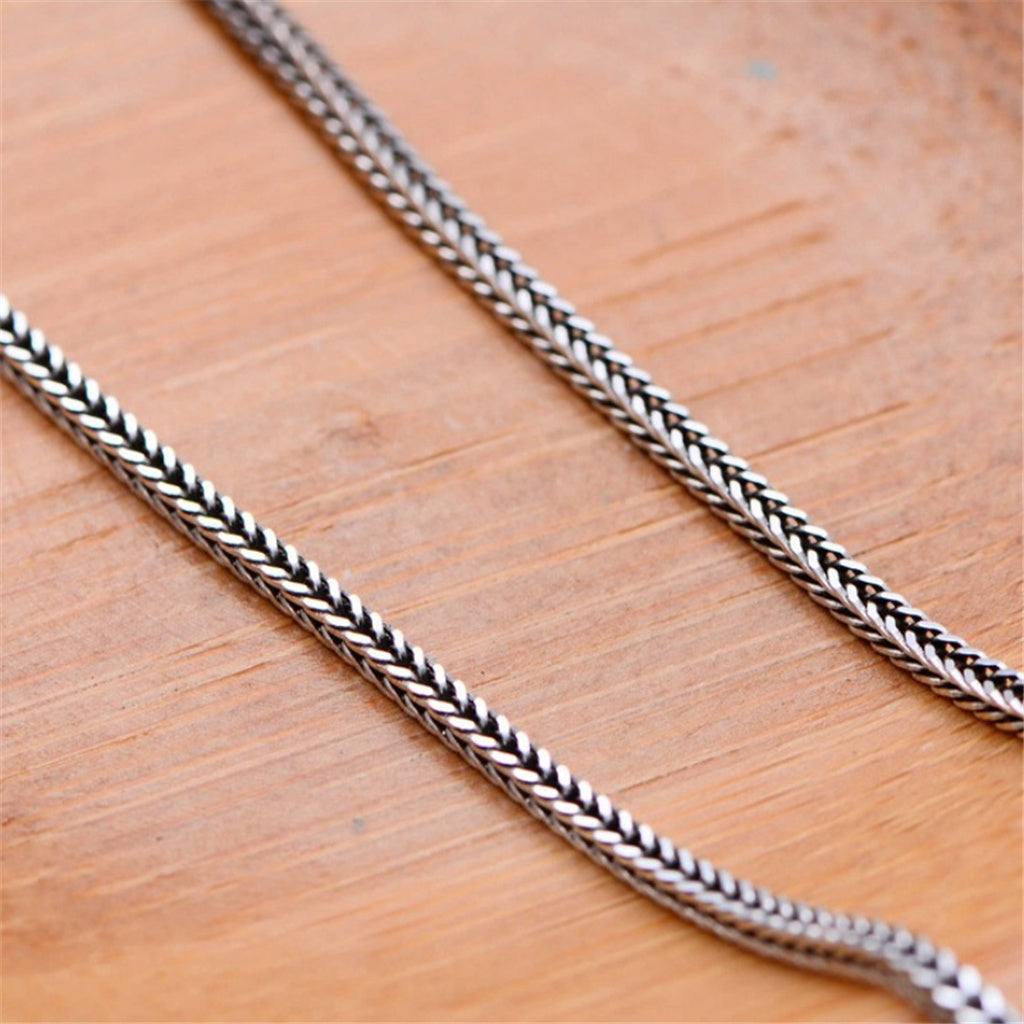 Pure Silver Weave Necklace